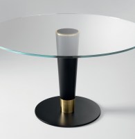 Upside 14 glass top table